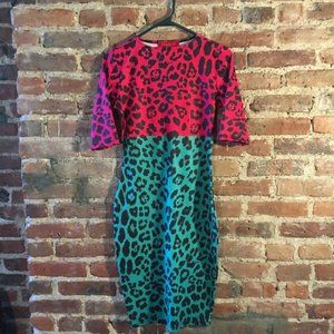 Leopard print Akira bodycon dress